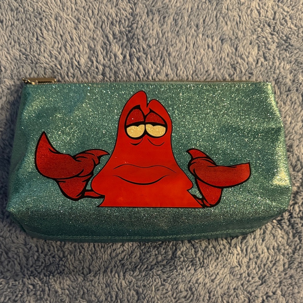 Danielle Nicole Disney The Little Mermaid Sebastian Make-Up Bag